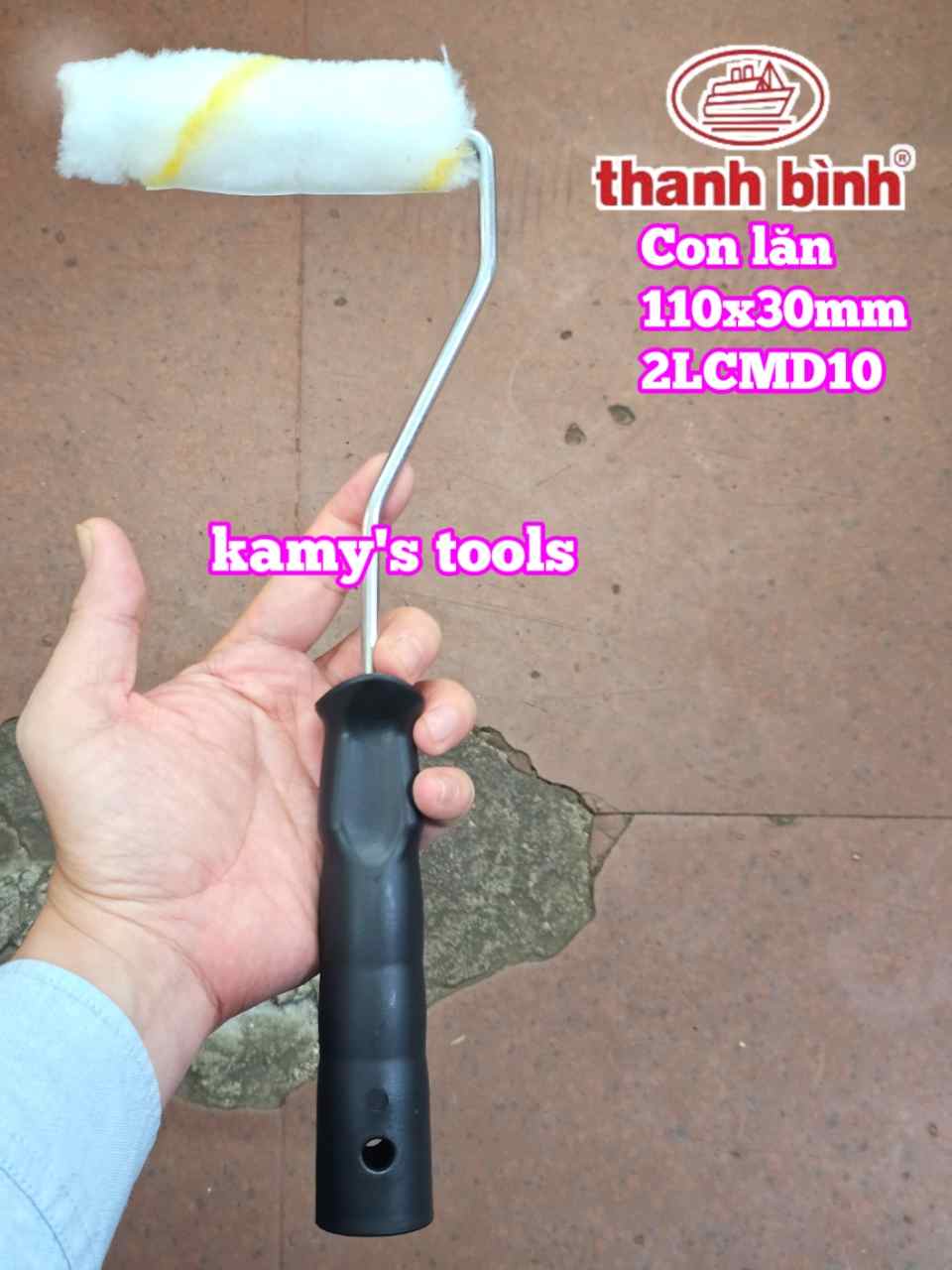 Cọ lăn sơn chỉ mini Thanh Bình Decor Line 110x30mm 2LCMD10