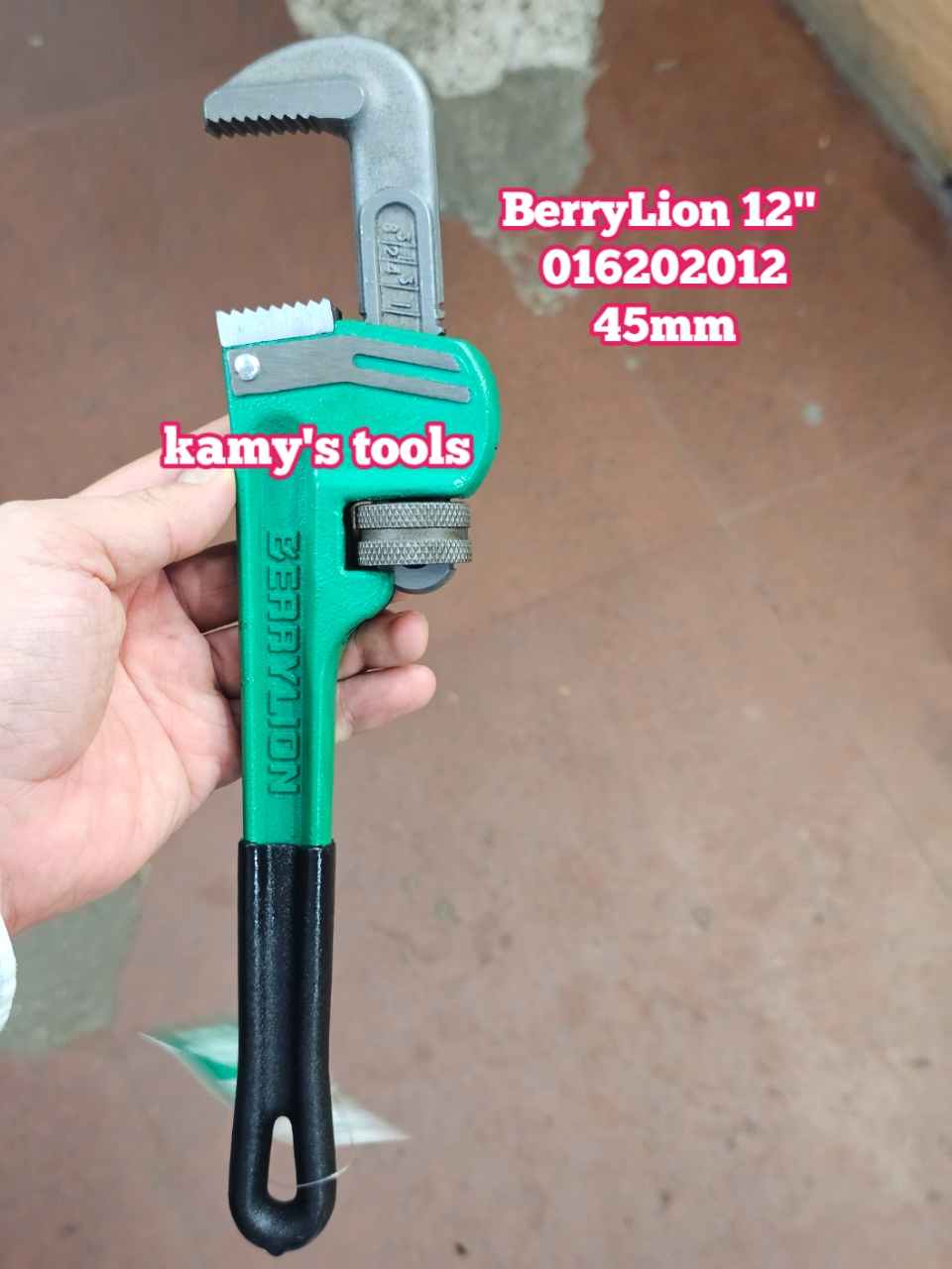 Mỏ lết răng BerryLion 016202012 dài 12 inch 300mm ngàm kẹp 45mm