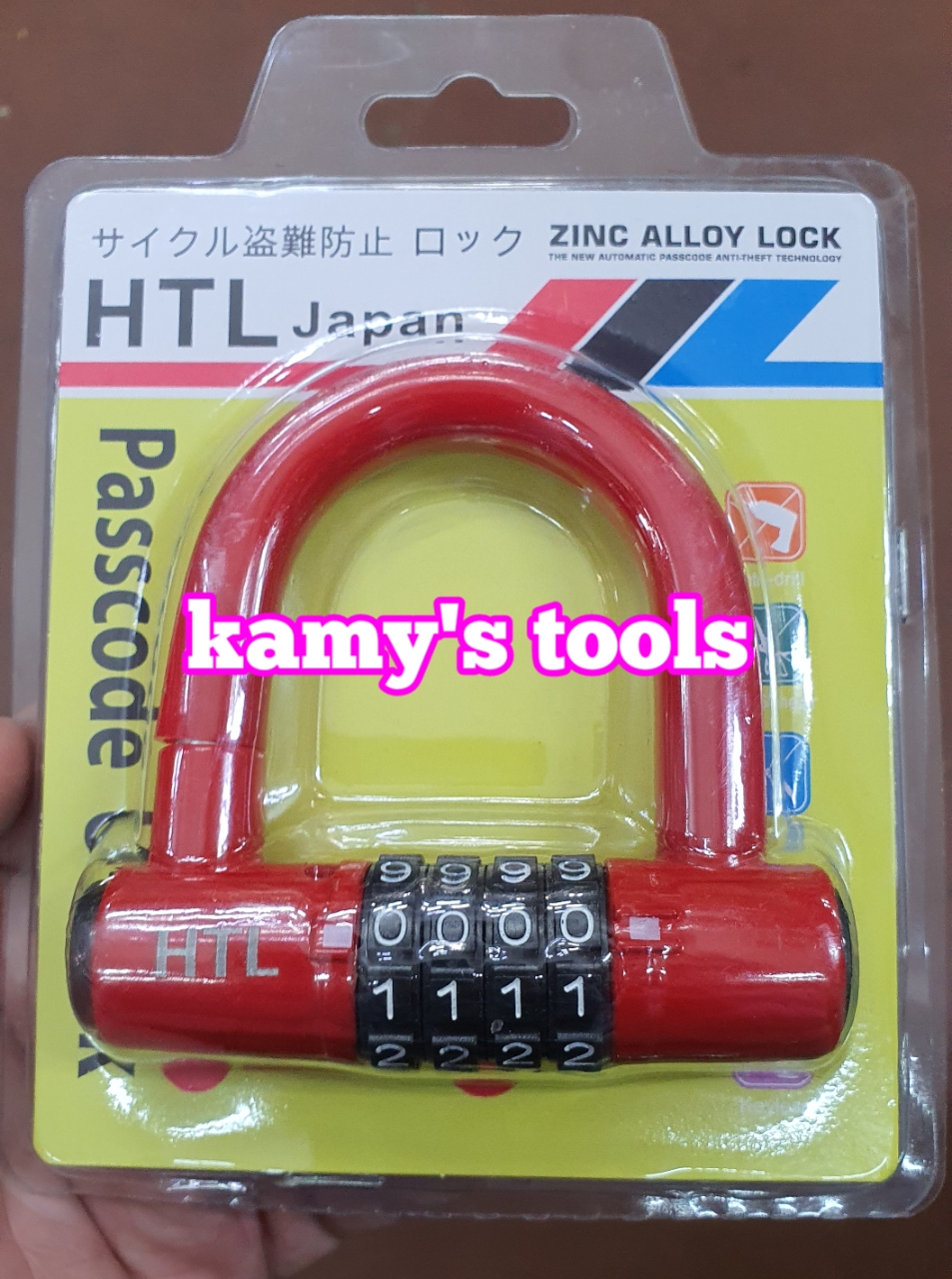 Ổ khóa số chữ U mật mã 4 chữ số cao cấp