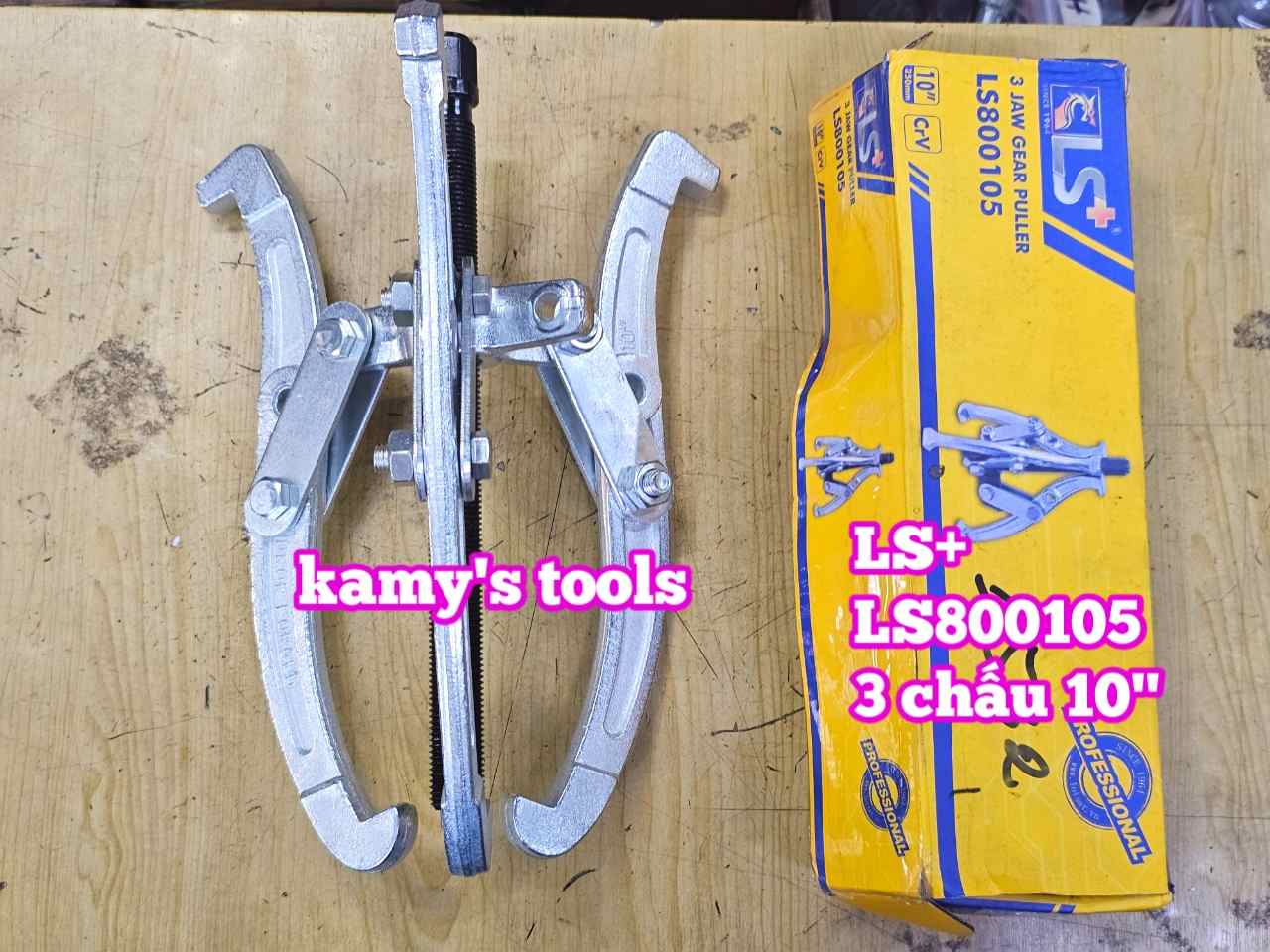 Vam cảo 2 chấu 3 chấu 10 inch 250mm LS+ model LS800105