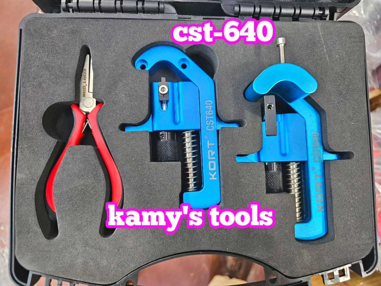 CST-640 Bộ dụng cụ bóc tách rọc lớp vỏ cáp điện bán dẫn Kort 16-41mm 10KV, dao rọc cáp lớp bán dẫn