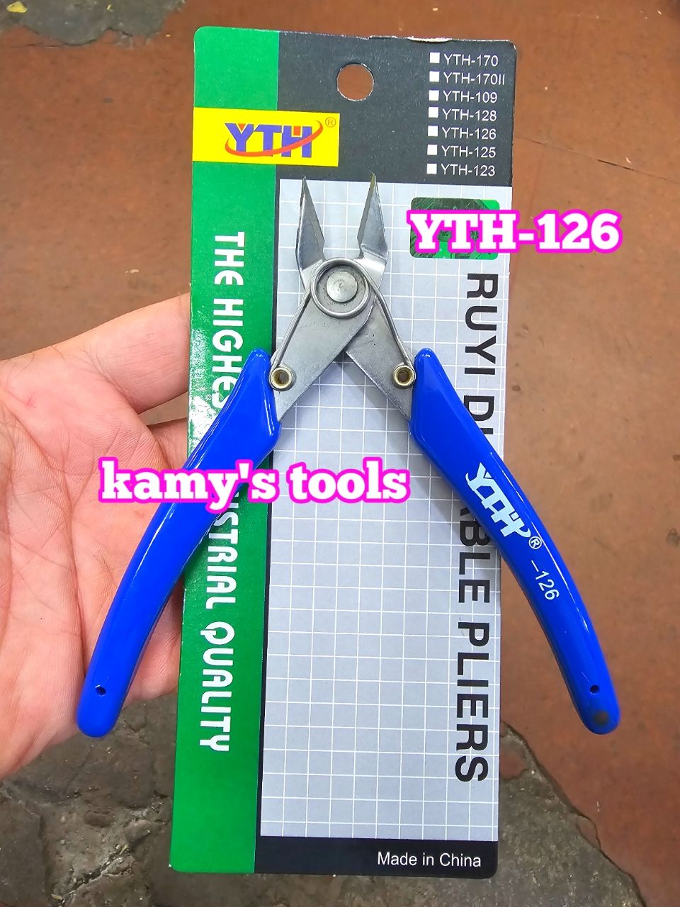 YTH-126 Kìm cắt chân linh kiện điện tử YTH dài 135mm 5.5 inch