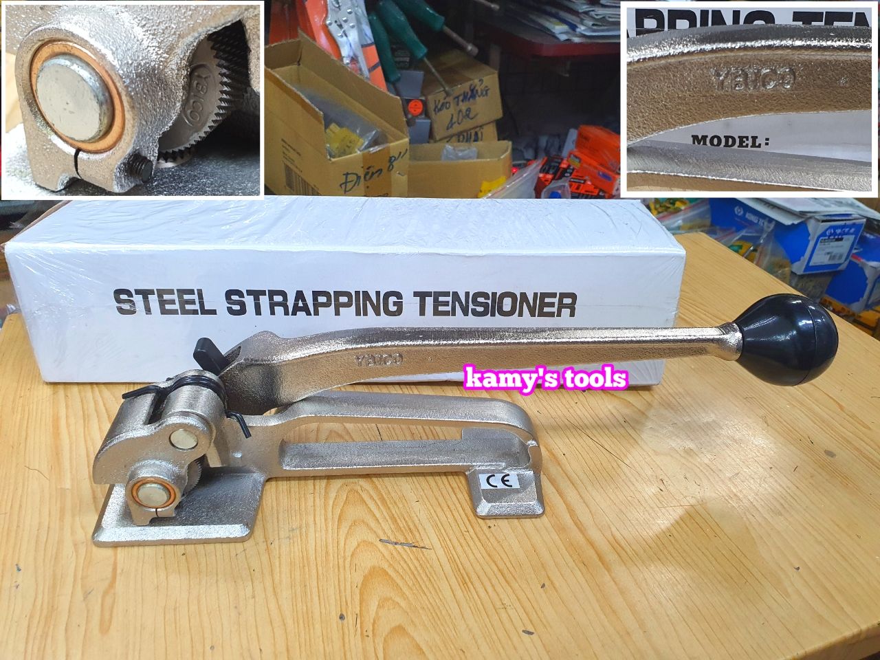 Dụng cụ siết đai sắt đóng đai thép 16mm 19mm S291 nâng cấp của S290 Ybico cao cấp chính hãng đài loan