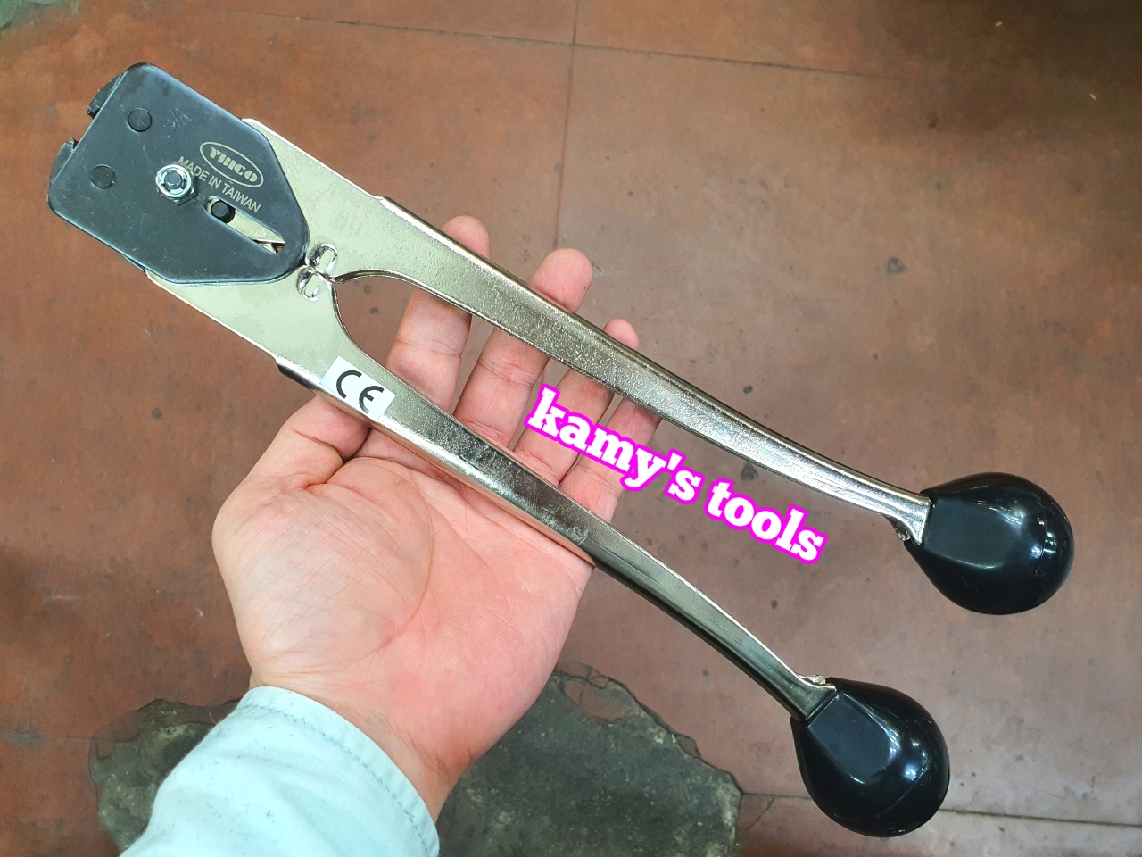 Kìm bấm kẹp bọ đai sắt đai thép 1 chấu 19mm C3156 Ybico chính hãng