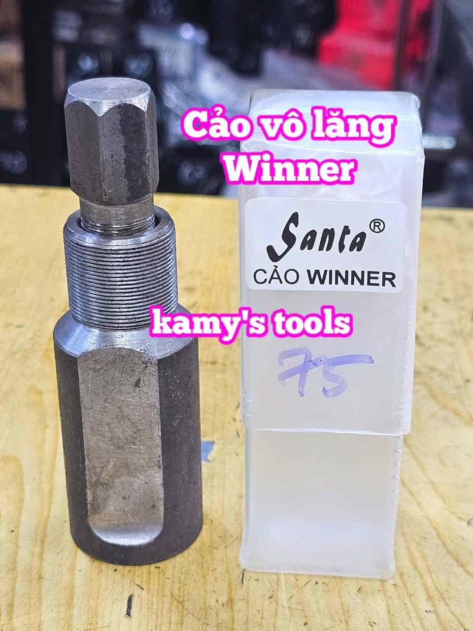 Vam cảo vô lăng xe WINNER đầu răng ngoài răng trong 26x28mm Santa 52-0WIN