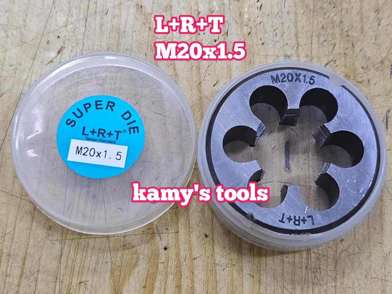 Bàn ren M20x1.5 M20x2.5 L+R+T (LRT) dụng cụ tạo ren ngoài bulong