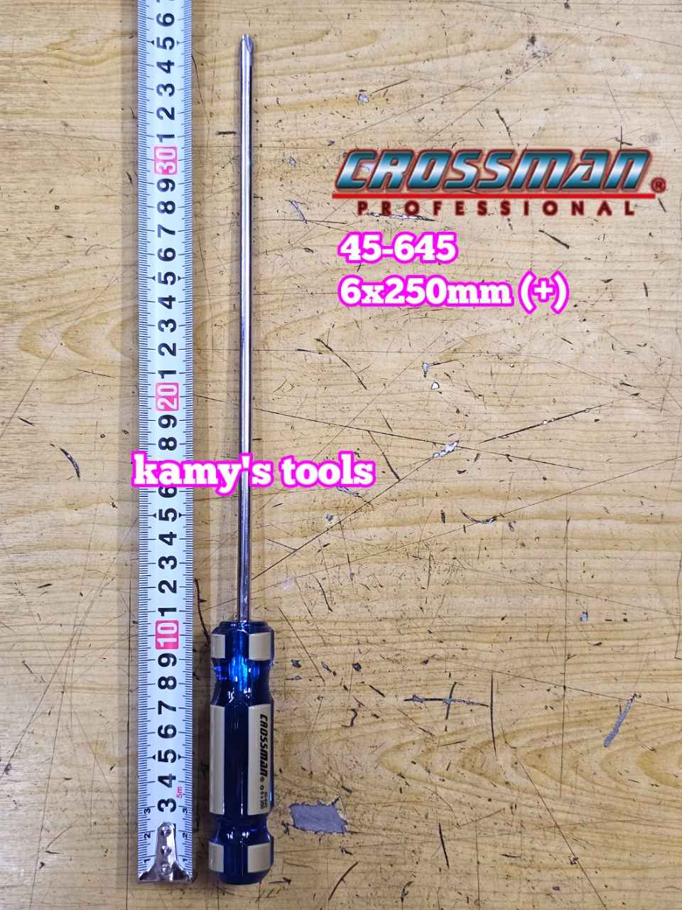 Tua vít bake dẹp 6mm PH2 Crossman dài 250mm 6x250mm 45-645 45-625 Thương hiệu: Crossman
