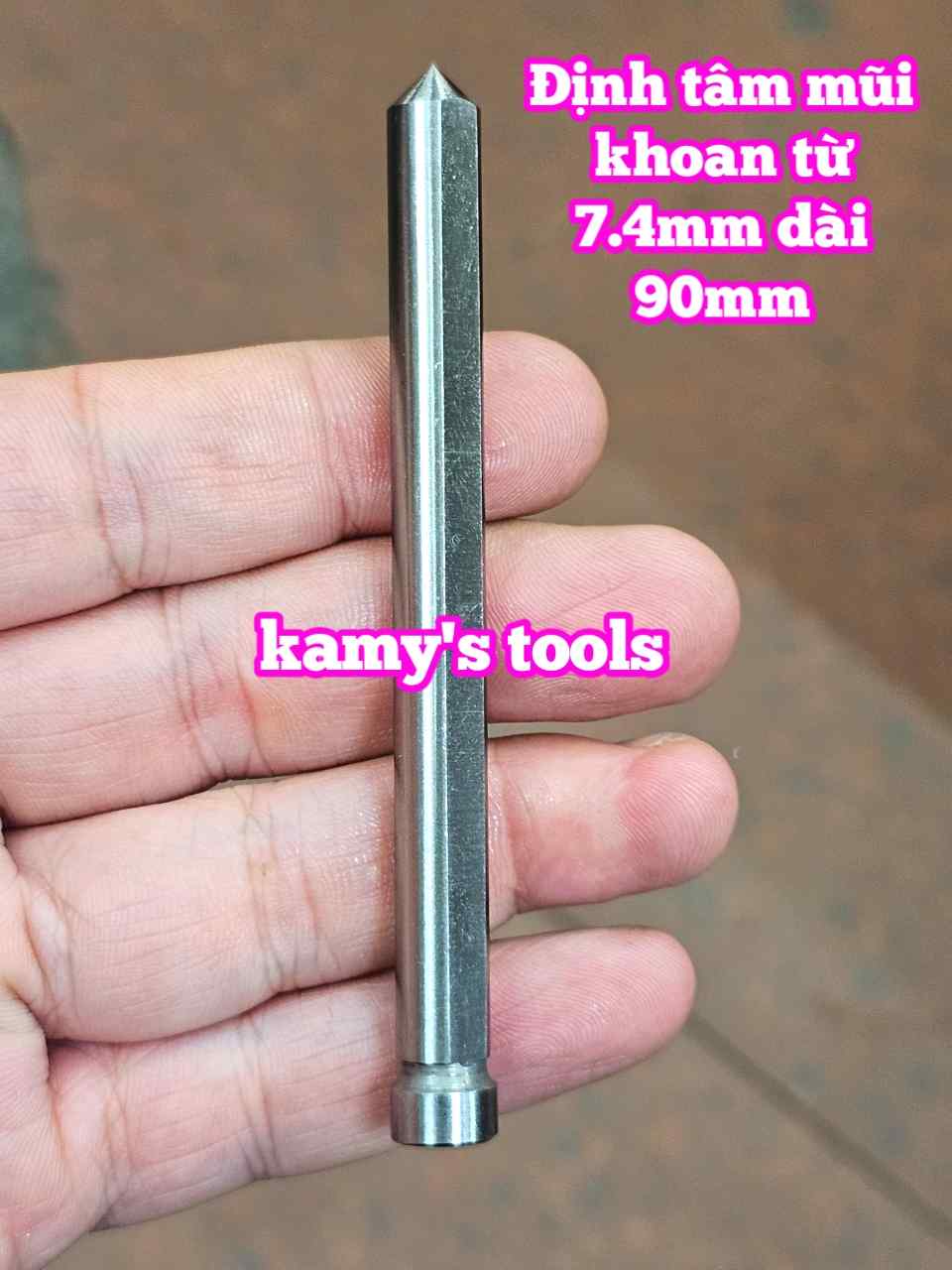 Mũi định tâm cho mũi khoan từ 7.4mm (8mm) dài 90mm