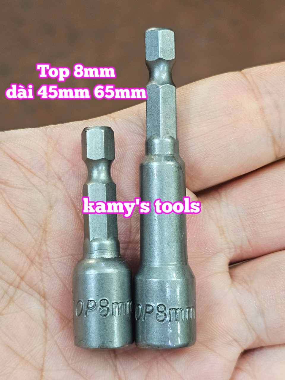Đầu vít bắn tôn 8mm TOP dài 45mm 65mm 071120-8MM và 080114-8MM