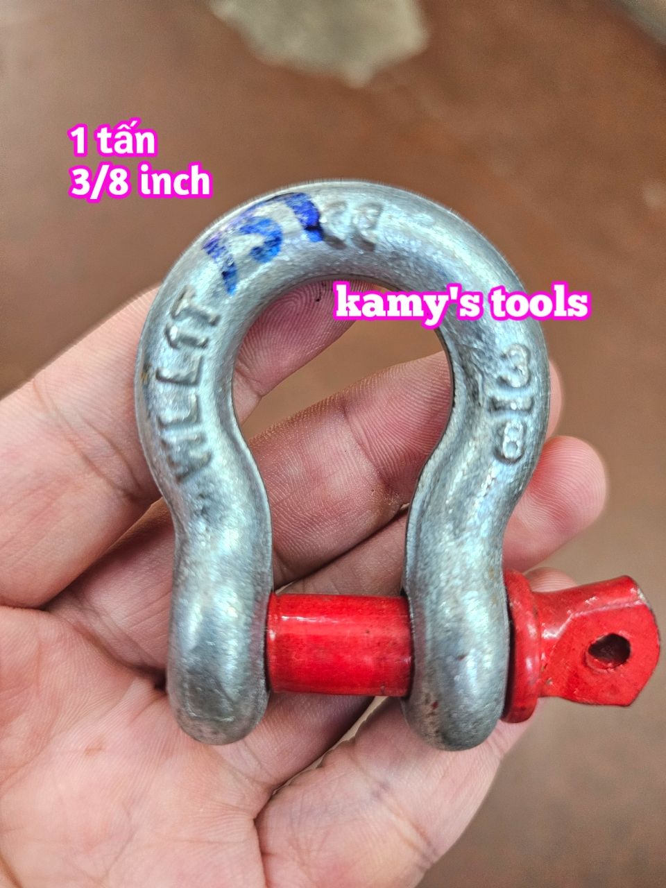 Ma ní omega 1 tấn 3/8 inch đường kính ty ren 11mm