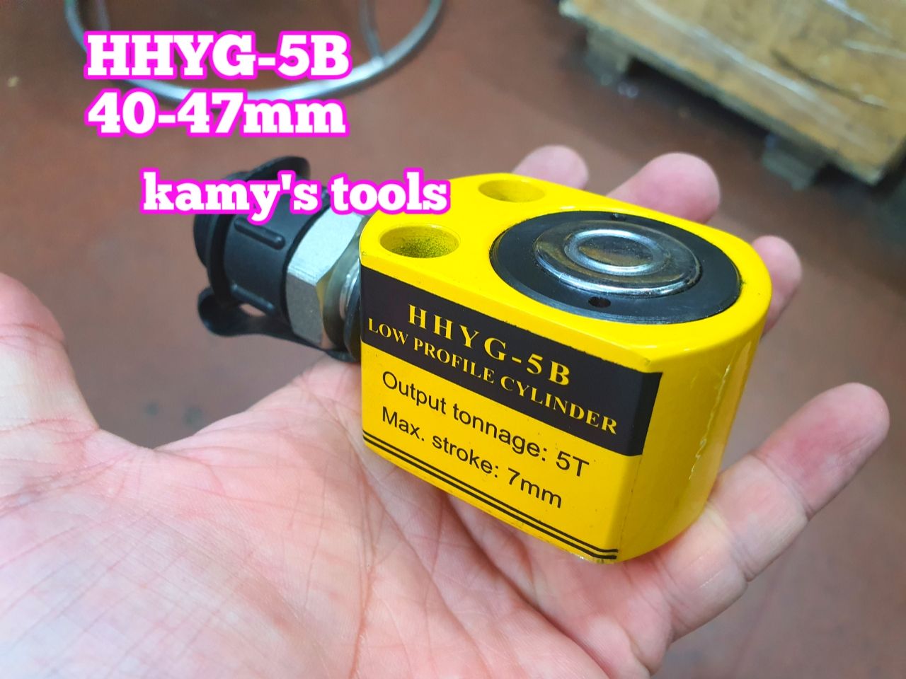 HHYG-5B Kích thủy lực lùn 5 tấn TLP hành trình 7mm 40-47mm