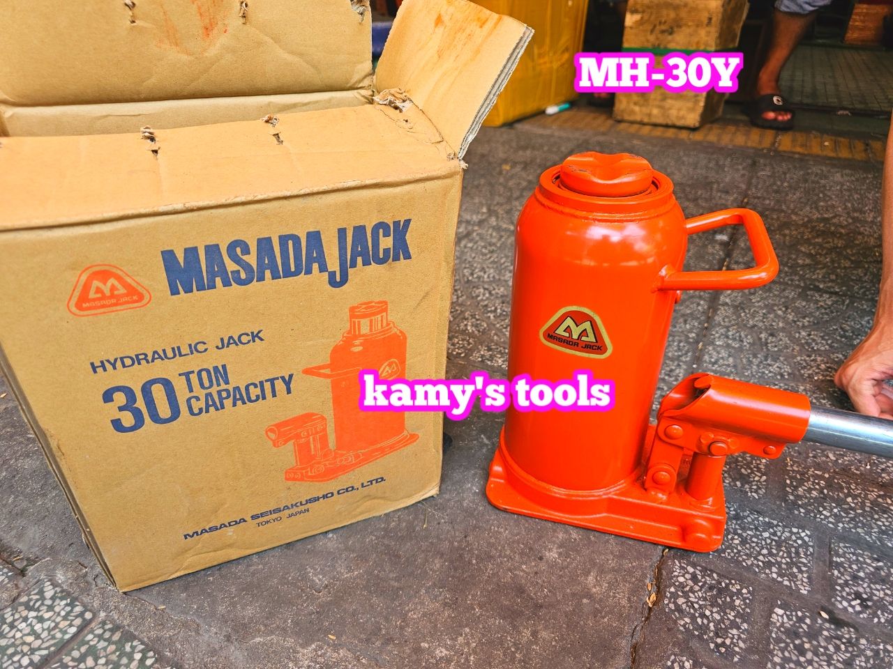 MH-30Y Kích con đội thuỷ lực lùn Masada 30 tấn 280mm-440mm