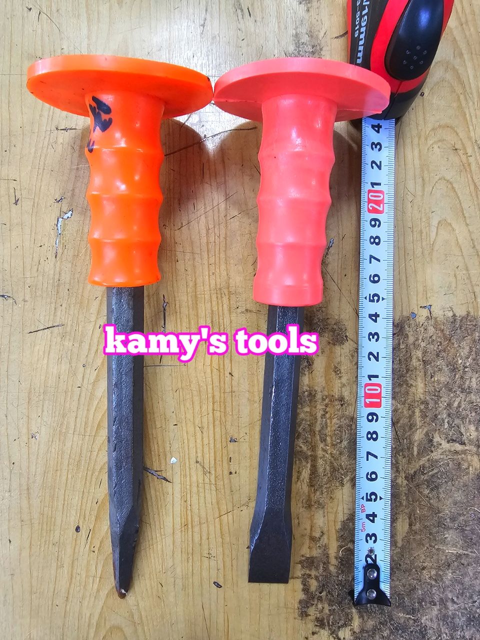 Đục nhọn đục dẹp có tay cầm bảo vệ dài 250mm 300mm Century