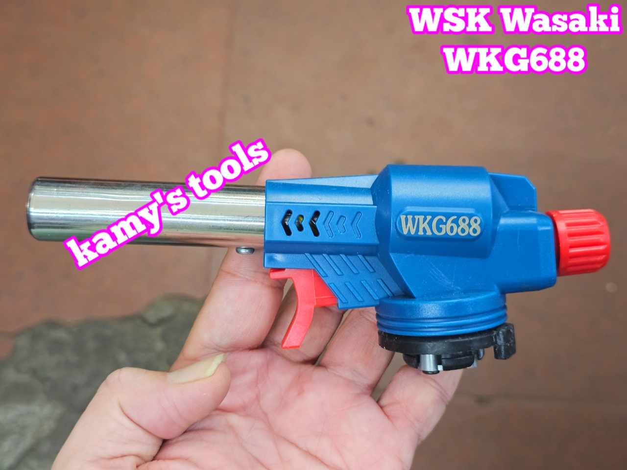 Đèn khò gas WSK Wasaki WKG688 dài 165mm ống khò 19mm
