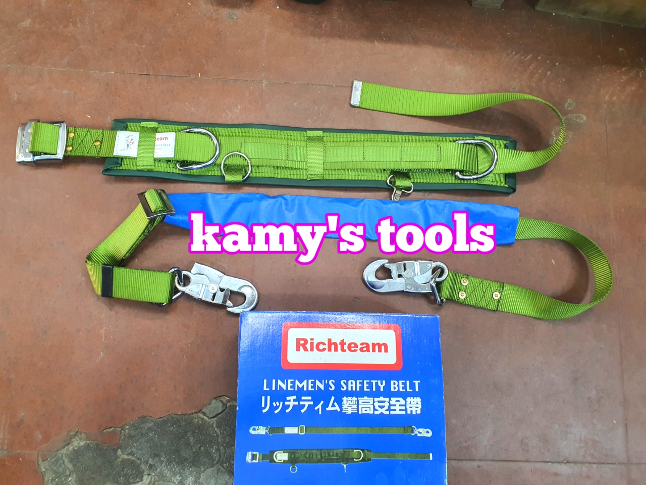 Dây đai an toàn quàng trụ điện lực, dây bảo hộ khi làm việc trên cao Richteam
