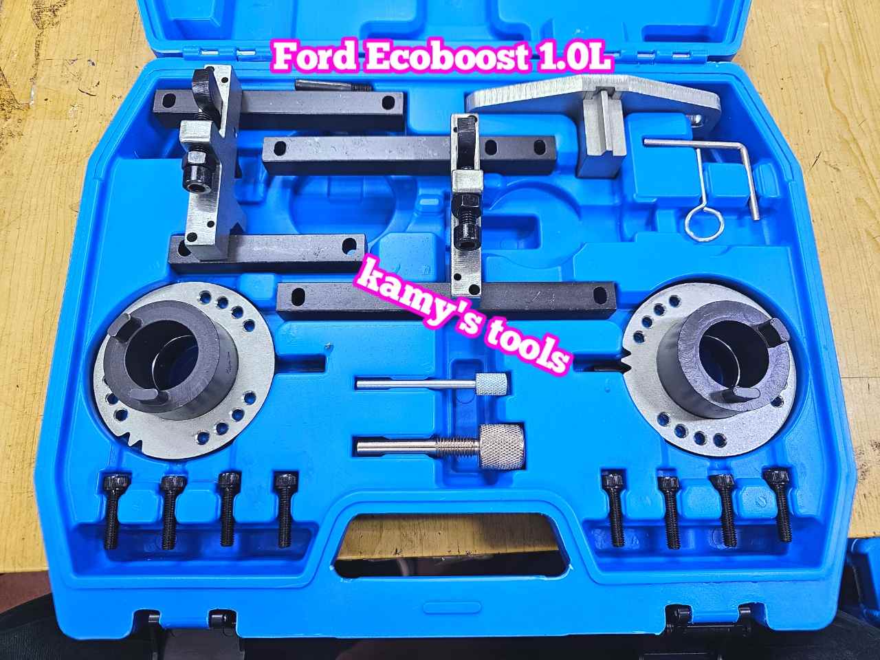 Bộ dụng cụ cân cam dưỡng đặt cam Ford Ecoboost 1.0L Wetools 17 chi tiết WTF1014