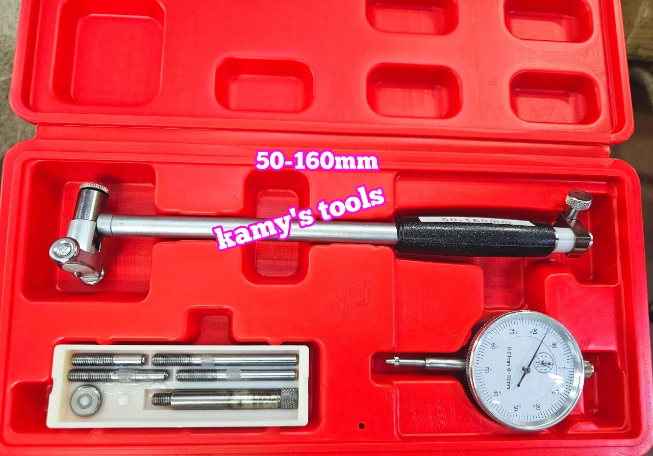 50-160mm Đồng hồ đo lỗ trong xy lanh chính xác độ sai số 0.01mm