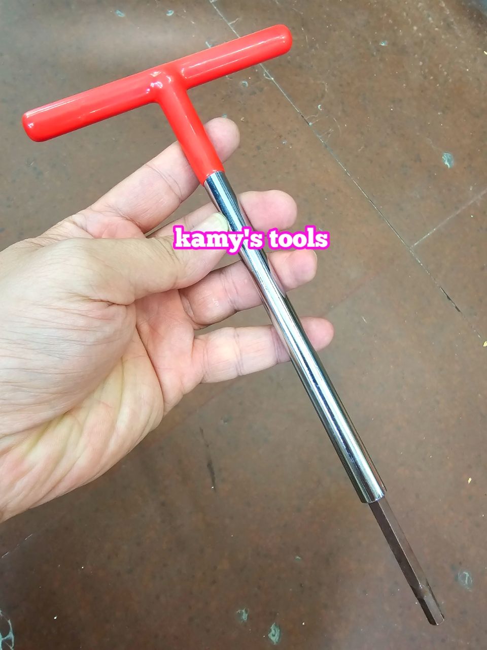 Lục giác cán chữ T Hotssman thép S2 4mm 5mm 6mm dài 230mm