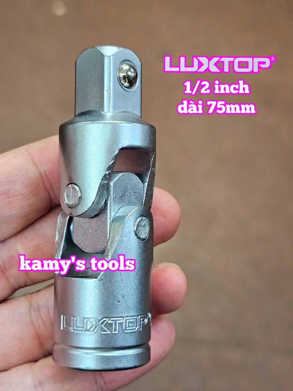 Đầu nối lắc léo 1/2 inch Luxtop dài 75mm LT-1/2WUNJ