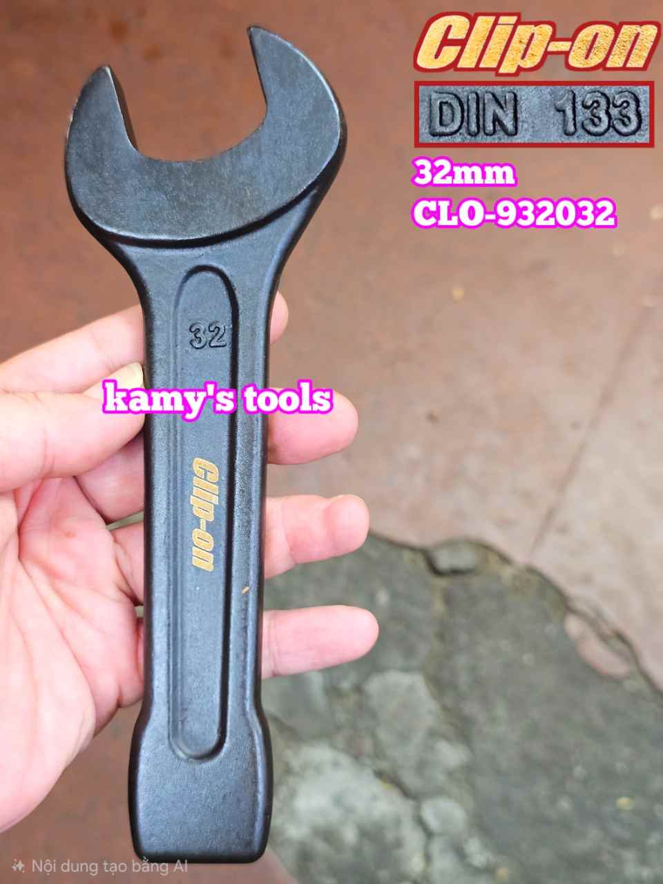 Cờ lê miệng đóng 32mm DIN133 Clip-On CLO-932032