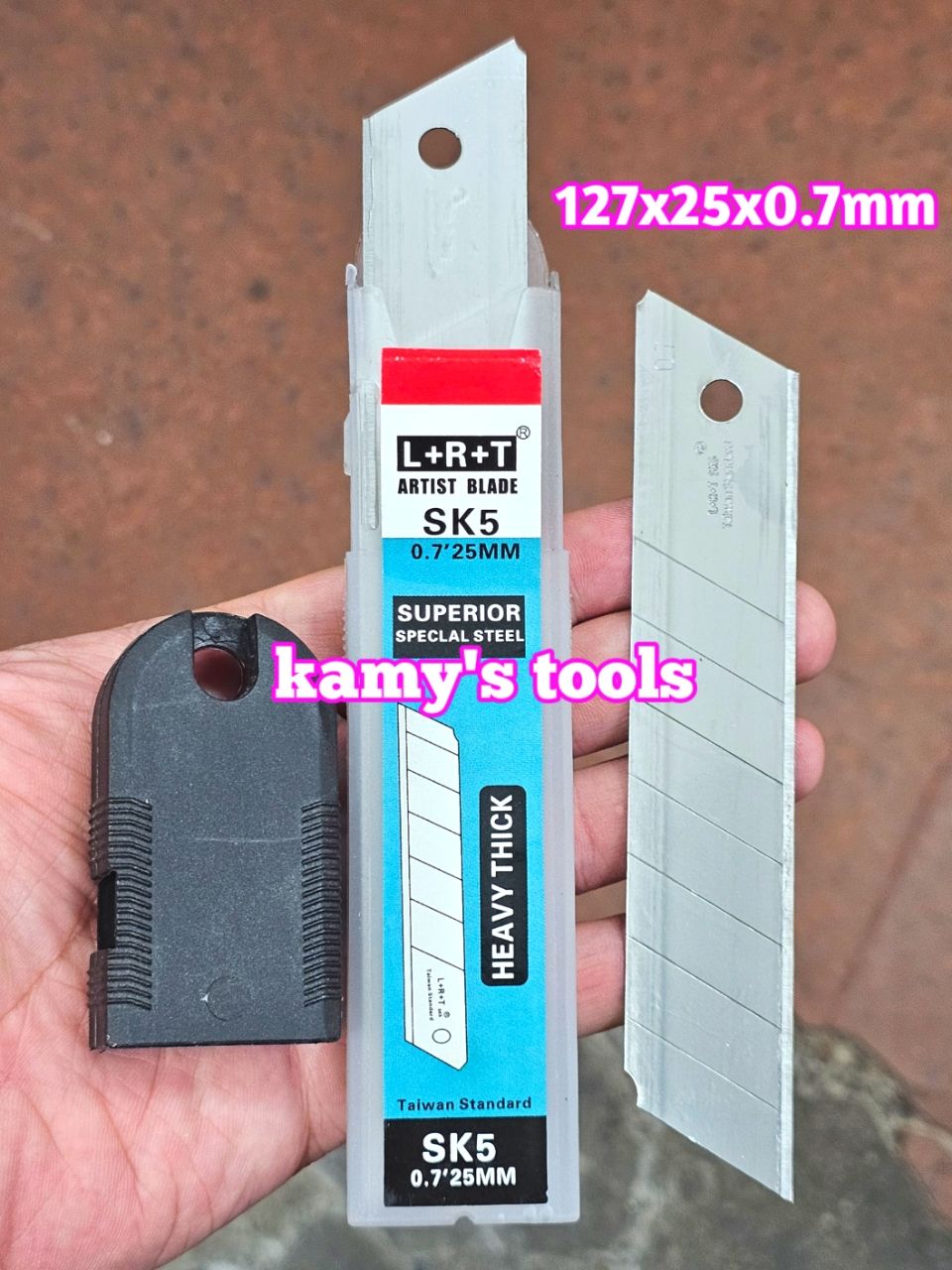 Lưỡi dao lớn bản 25mm dài 127mm SK5 L+R+T