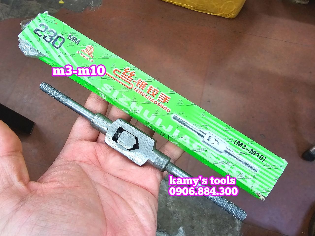 Tay quay taro tạo ren trong M3-M10, M6-M14, M8-M18, M12-M24