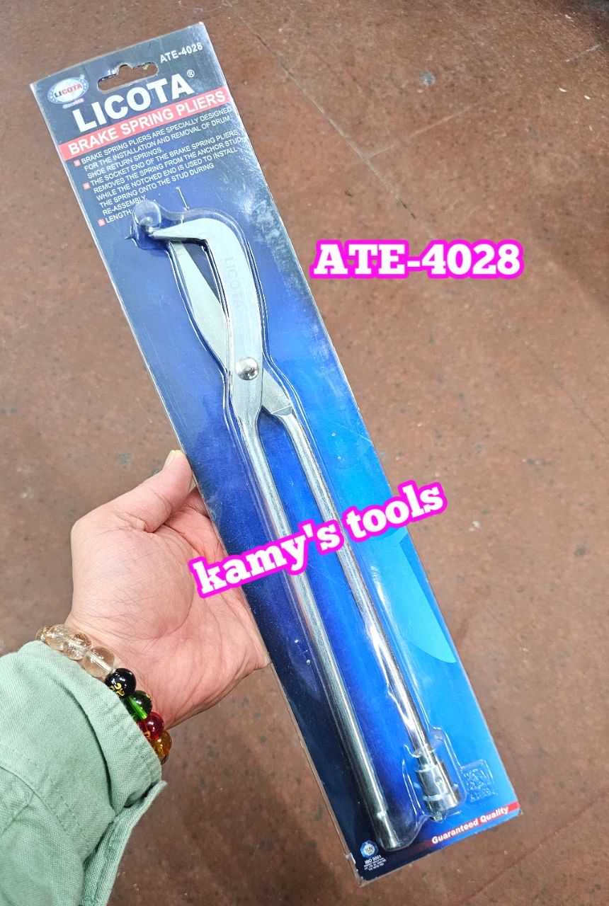 ATE-4028 Kìm tháo và lắp móc lò xo bố thắng xe hơi ô tô Licota
