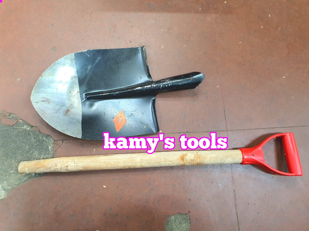 Xẻng xúc đất, làm vườn, xây dựng, công binh loại lớn dài 930mm