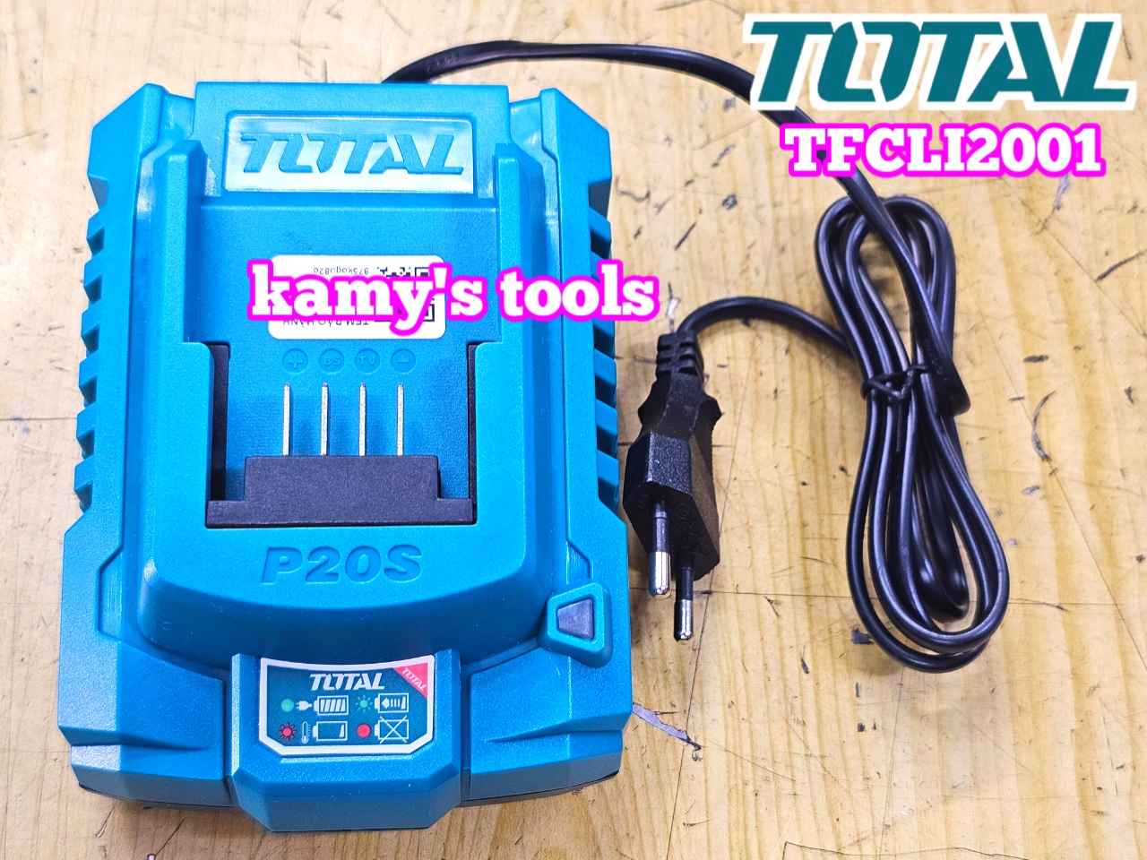 Đế sạc pin 20V P20S Total TFCLI2001