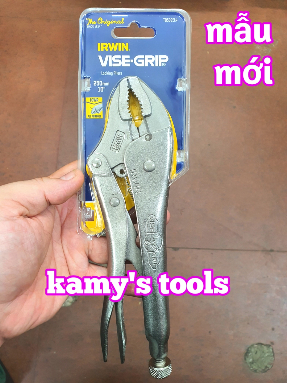 KÌM BẤM CHẾT IRWIN 10 INCH 250MM MODEL T0502EL4 (KIỀM BẤM CHẾT, KỀM BẤM CHẾT)