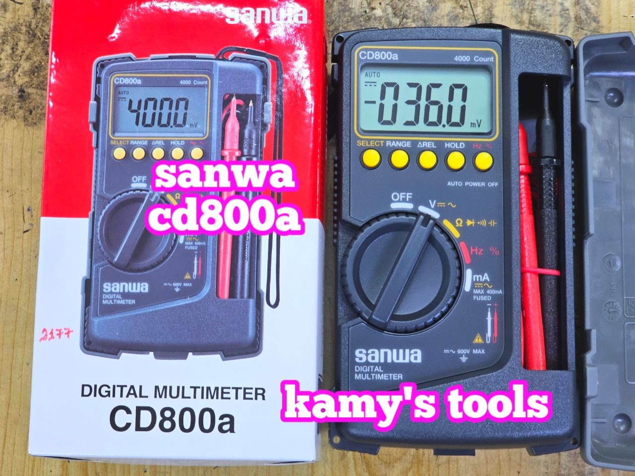 Đồng hồ đo điện vạn năng Sanwa CD800A