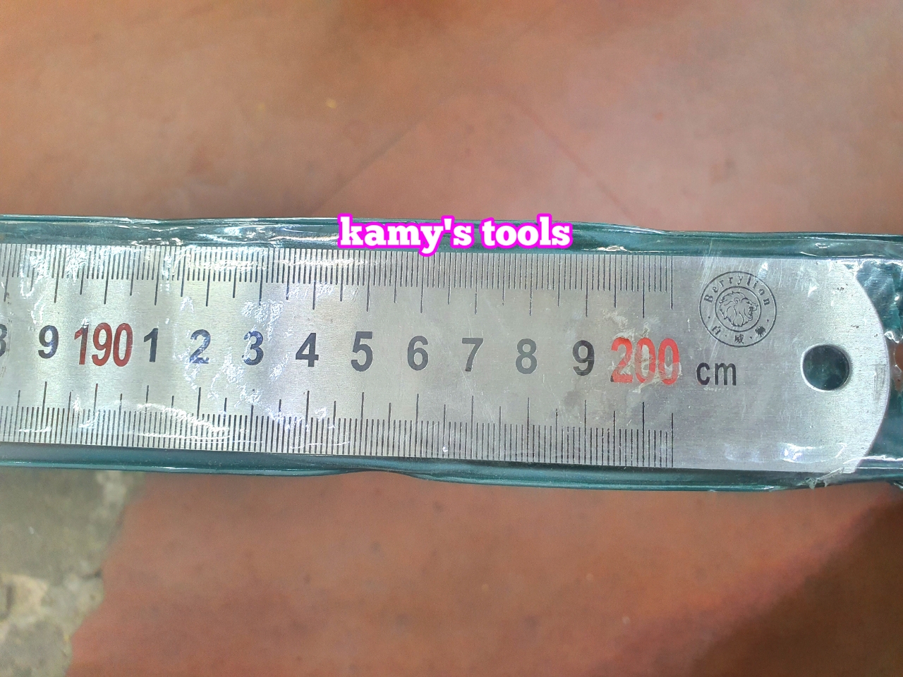 Thước lá inox 2m (2 mét) bản 38mm hệ mét Berrylion 070701200