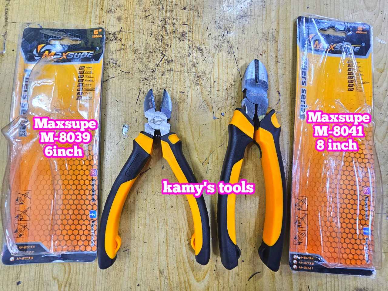 Kìm cắt Maxsupe 6 inch 8 inch M-8039 M-8041