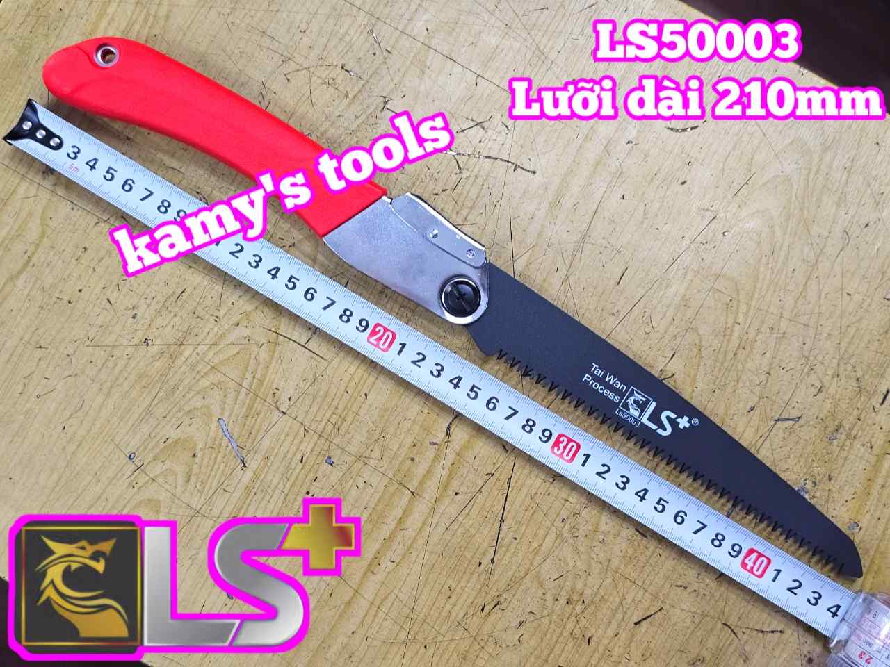 Cưa gỗ thạch cao xếp gọn cầm tay dài 440mm LS+ LS50003