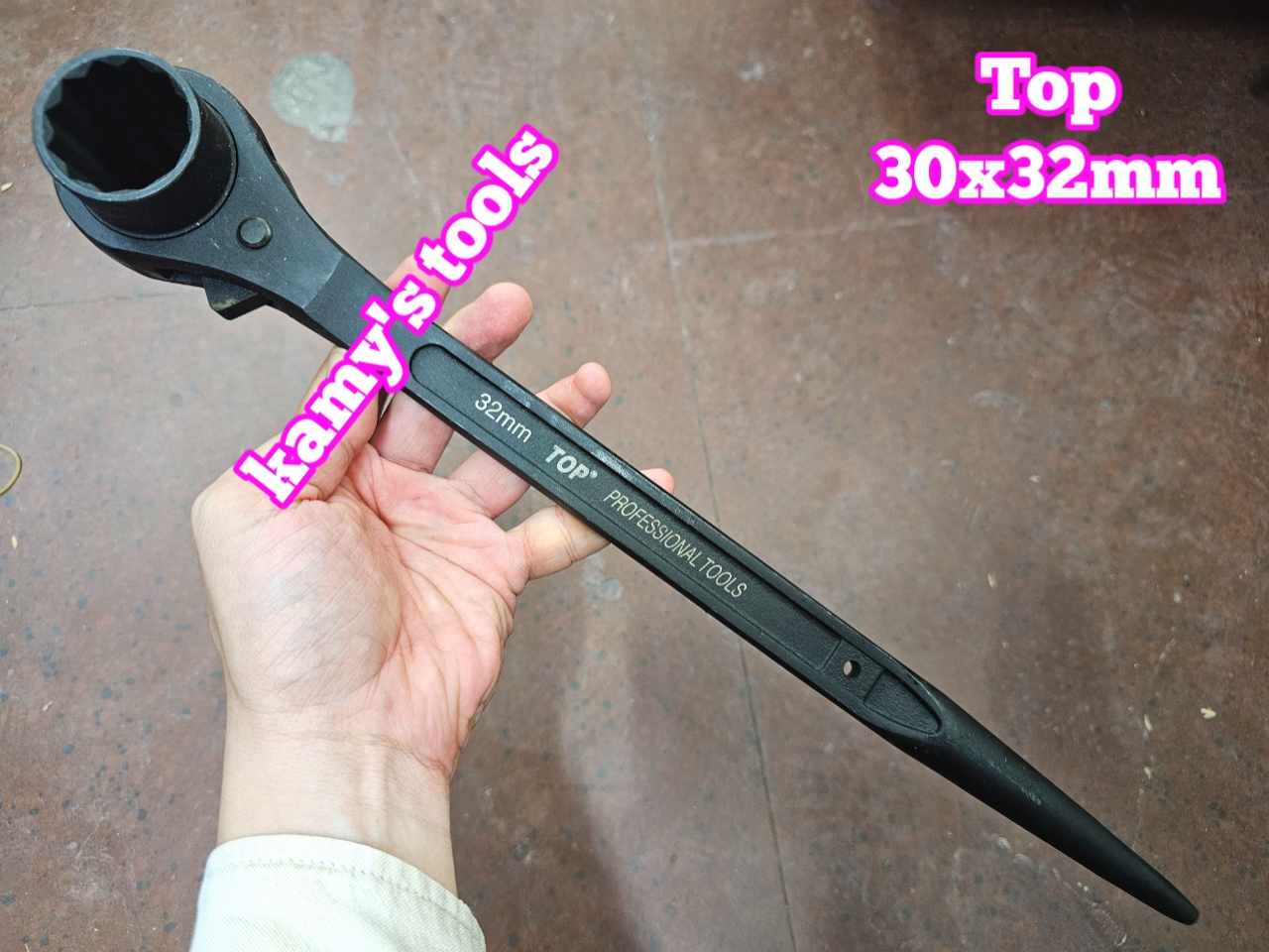 Cờ lê đuôi chuột tự động TOP 24x27mm 27x30mm 30x32mm LU-DCHT-2427 LU-DCHT-2730 LU-DCHT-3032