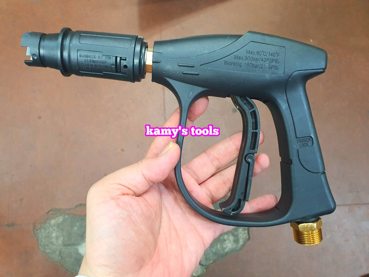 Sung xịt rửa xe áp lực cao ren 22mm