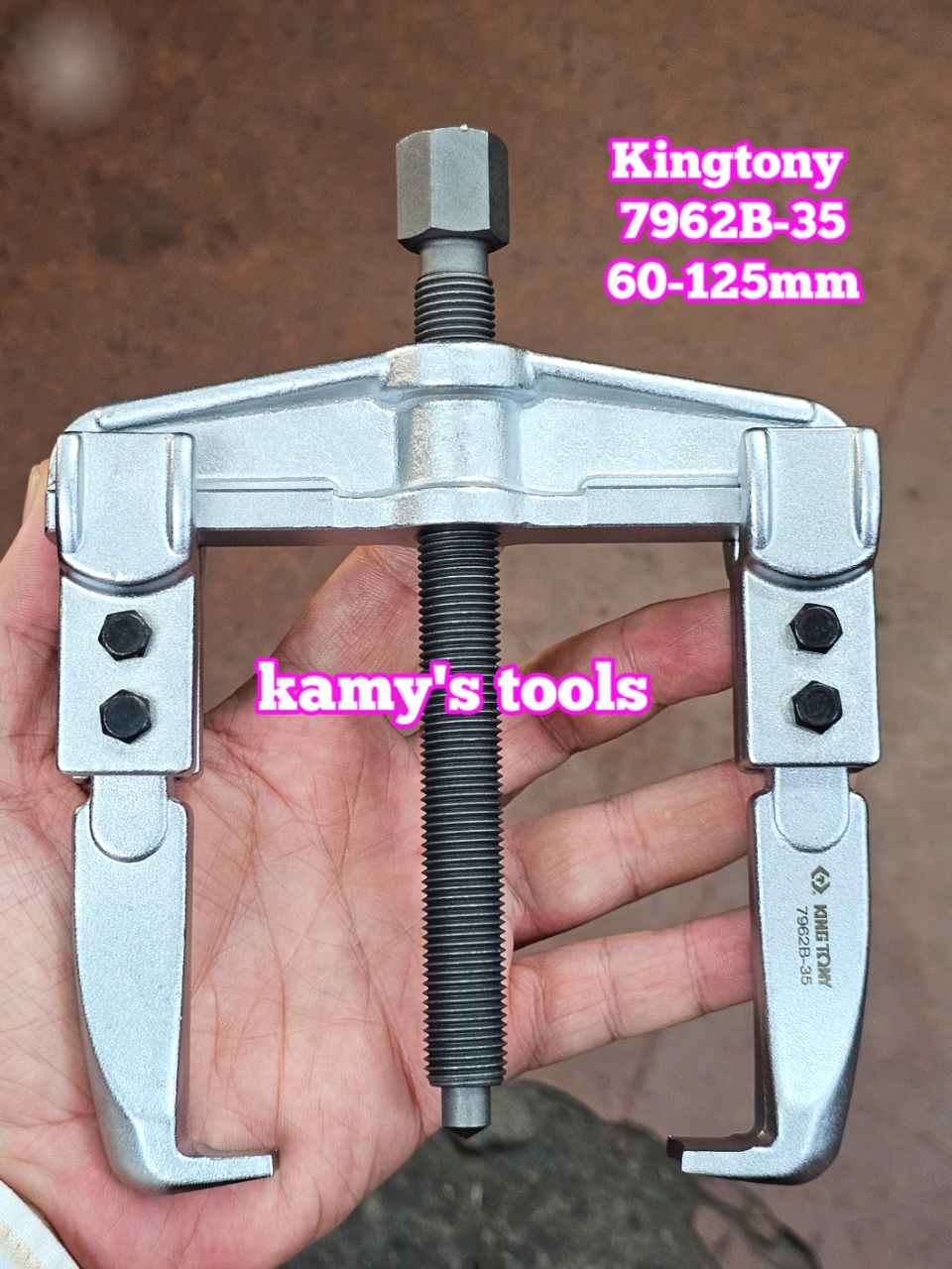 Cảo 2 chấu chữ H trượt Kingtony 7962B-35 mở trong 60-125mm