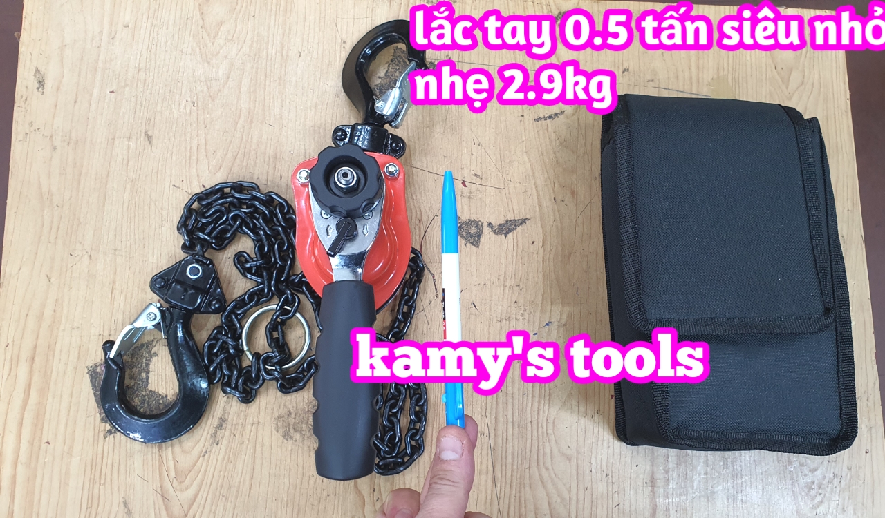 PA LĂNG XÍCH LẮC TAY NITTO 0.5 TẤN 500KG XÍCH DÀI 1.5 MÉT VR-05