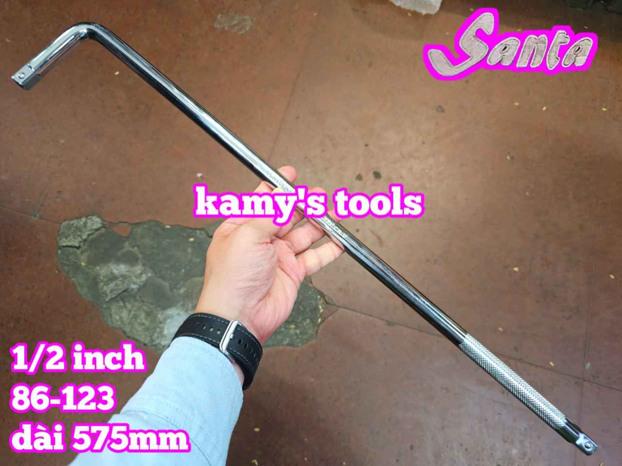 Cần cong L 1/2 inch dài 23 inch 575mm Santa 86-123