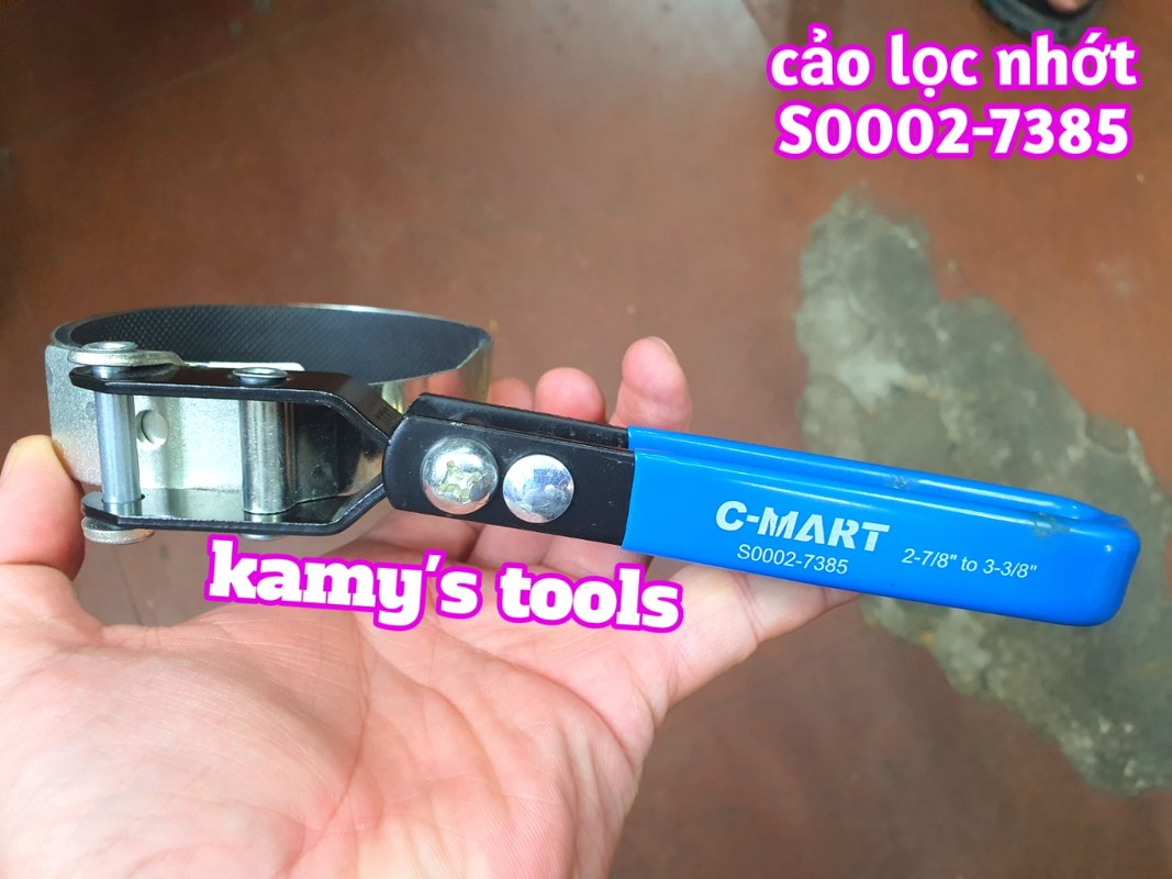 Dụng cụ cảo vam tháo mở lọc nhớt lọc dầu 73-85mm S0002-7385 C-mart