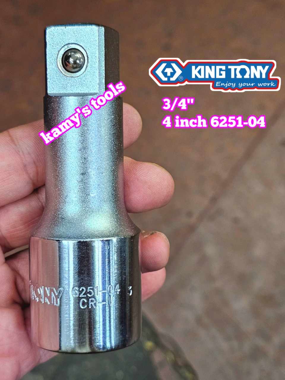 Cần nối khúc nối tuýp 3/4 inch Kingtony dài 4 inch 6 inch 10 inch 6251-04 6251-06 6251-10