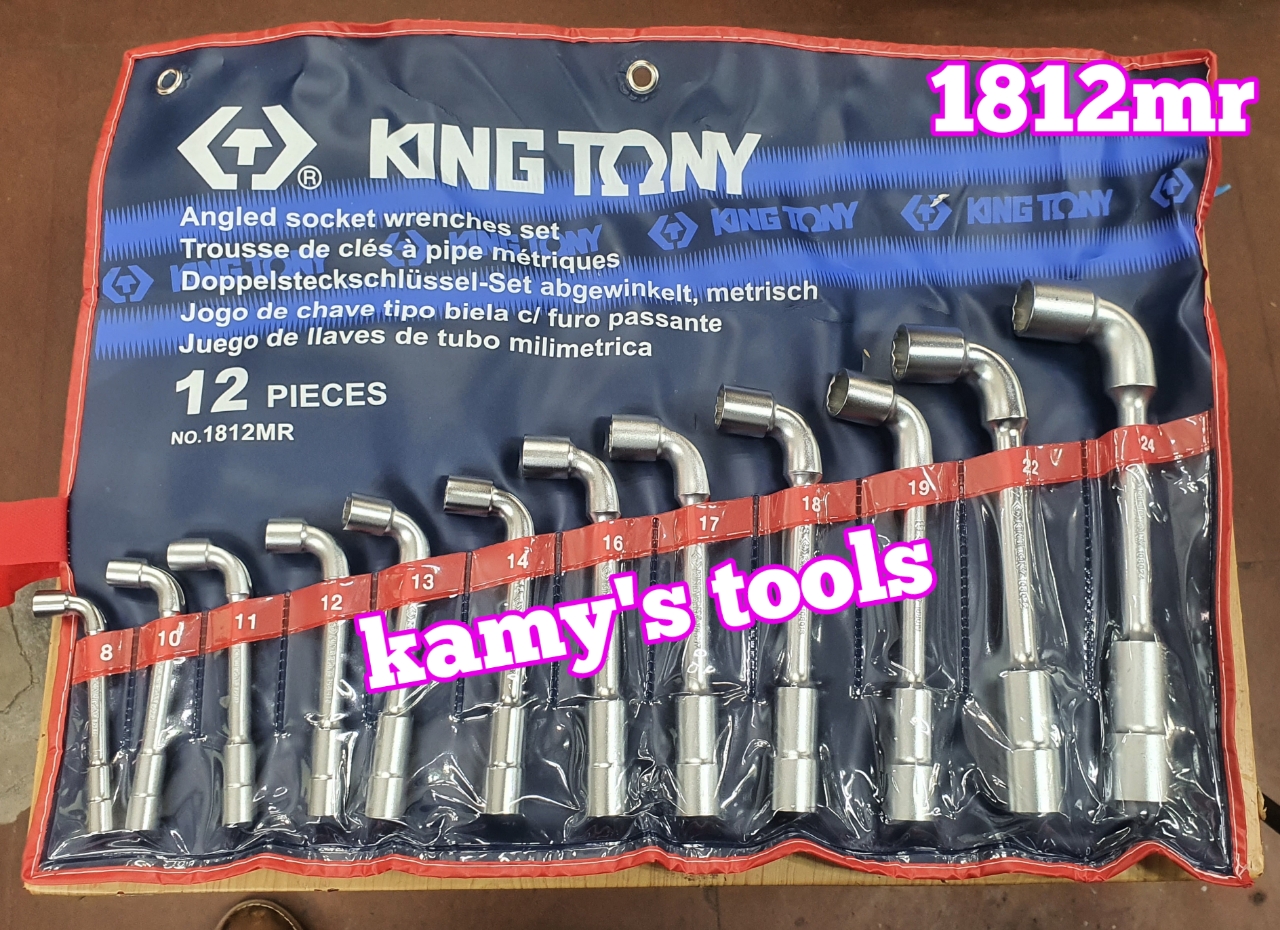 Bộ cần ống điếu 12 chi tiết 8-24mm Kingtony model 1812MR