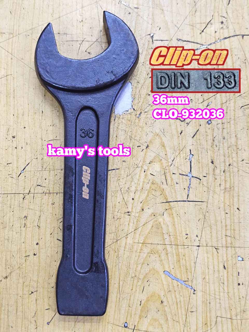 Cờ lê miệng đóng 36mm DIN133 Clip-on CLO-932036