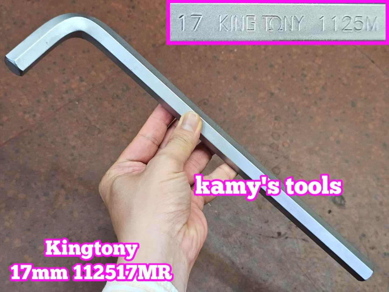 Lục giác đầu bằng 17mm Kingtony 112517MR dài 337mm