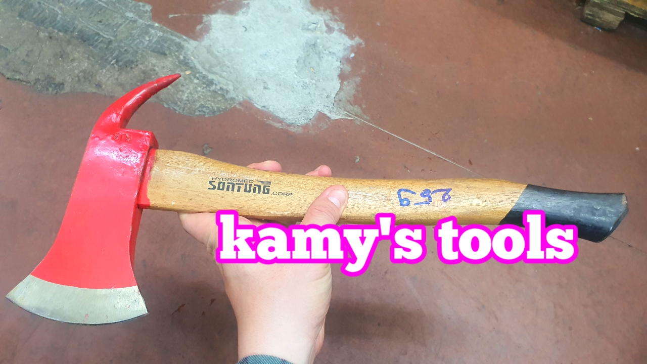 Búa rìu bổ củi, chặt cây, làm vườn, thoát hiểm, cứu hộ đa nặng 800g dài 385mm Sơn Tùng