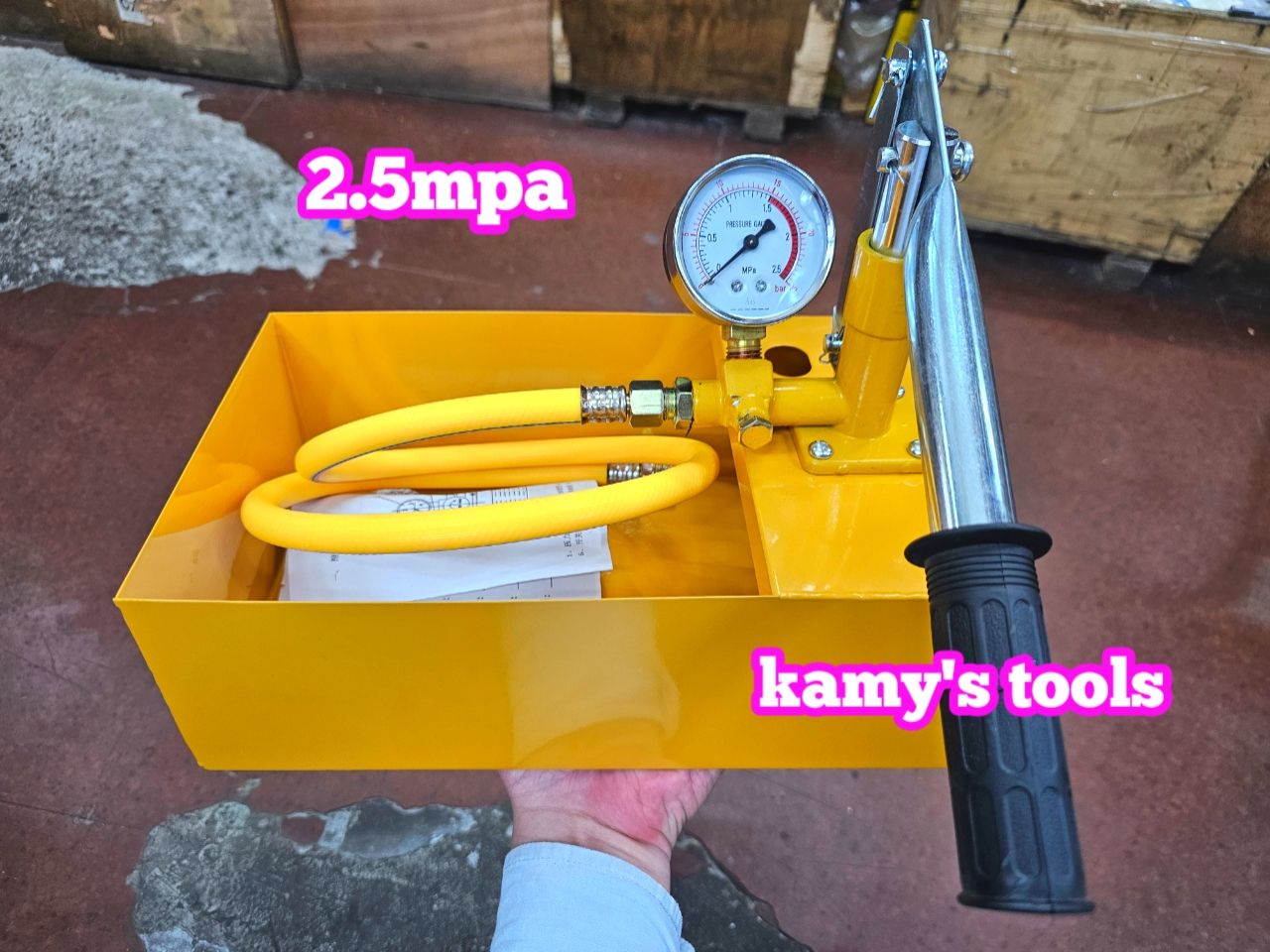 2.5mpa Bơm thử áp lực nước 25kg/cm2 WTP-2.5T kamytools