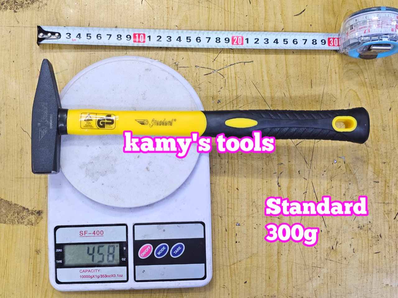 Búa đầu vuông dẹp cán cao su Standard 300g 500g 800g 1000g MA#940300 MA#940500 MA#940800 MA#941000