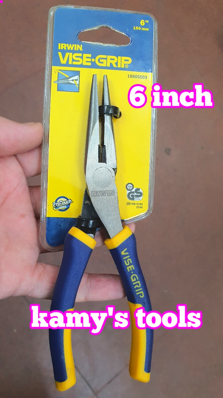 Kìm nhọn 6 inch 8 inch Irwin Vise Grip model 10505503 và 10505504, kềm nhọn