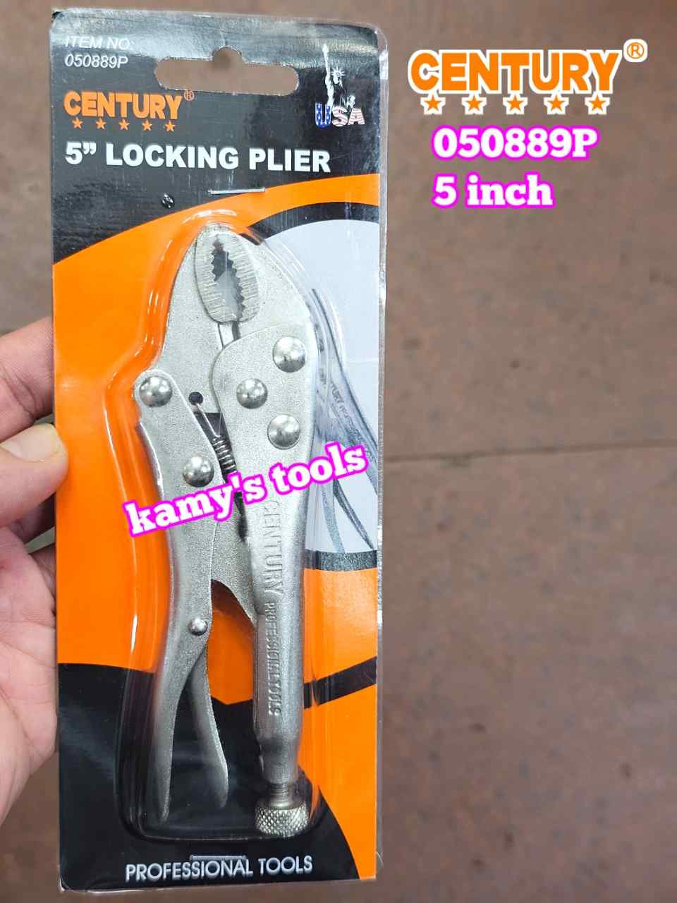 Kìm bấm chết 5 inch Century 050889P mở miệng 30mm