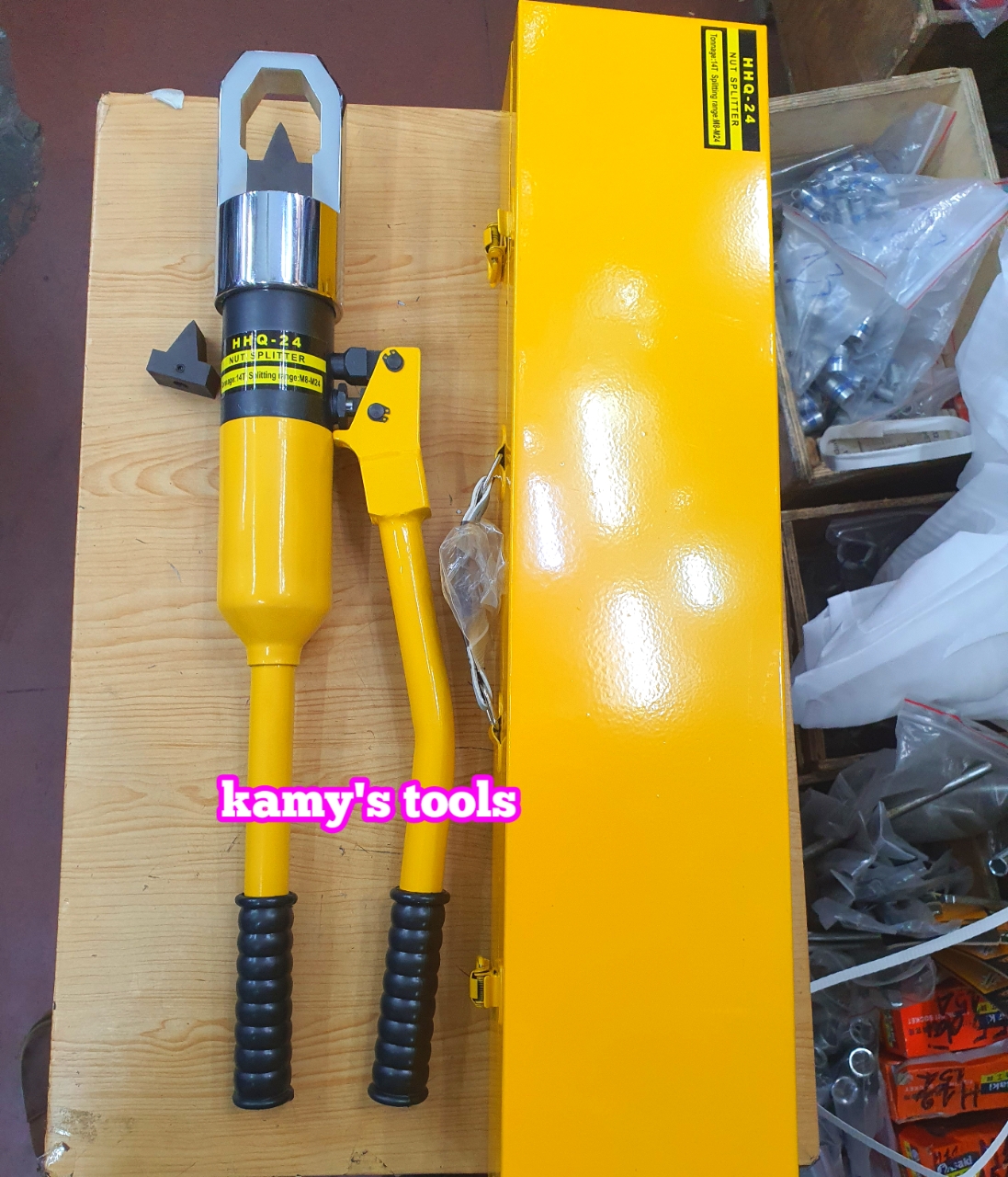 Kìm cắt đai ốc tán bulong thủy lực TLP HHQ-24 14 tấn cắt ty ren M8-M24